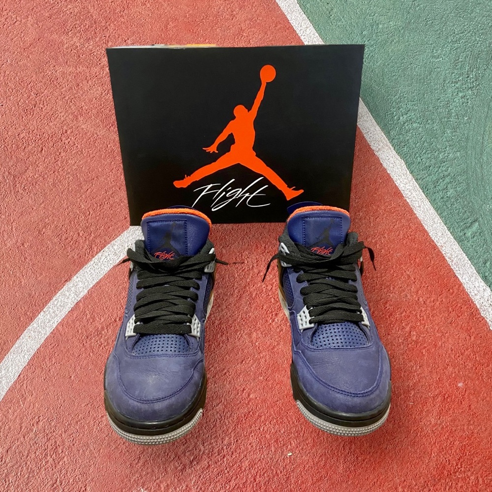 Air Jordan 4 Retro WNTR Loyal Blue 2019 10.5 Super Clean - Picture 1 of 16